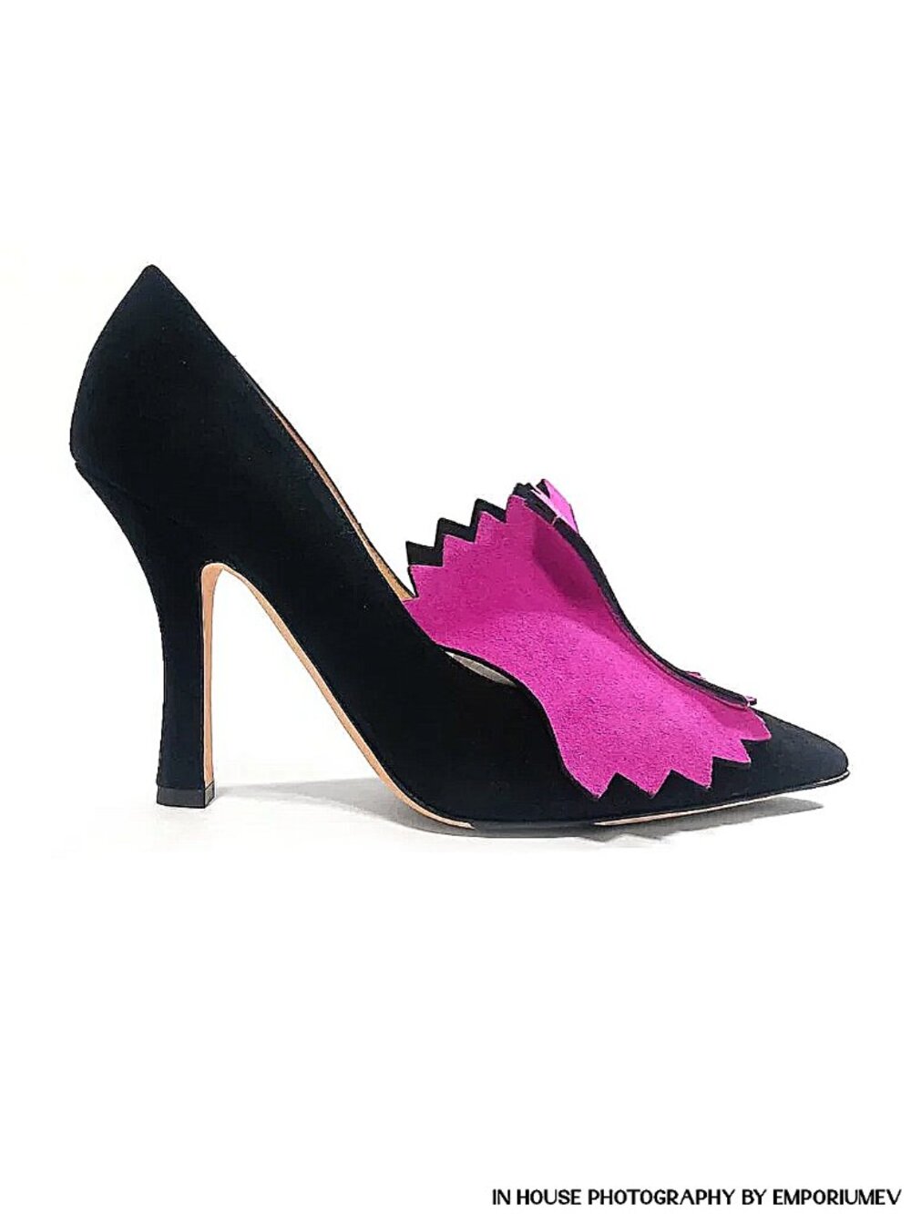 NIB Bally Bijou Black Kid Suede Women 39 EUR 8.5 US Pumps